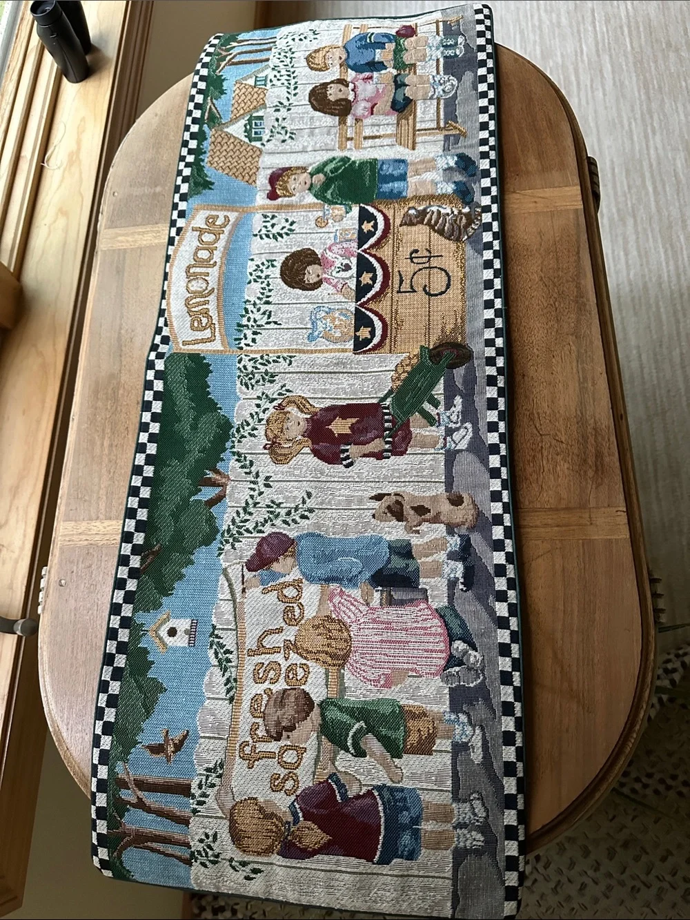 N/A tapestry table